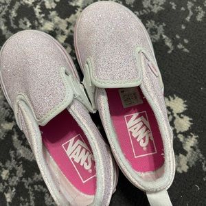 pink glitter vans for toddlers